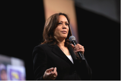 Vice President Kamala Harris speaks during the 2019 National Forum on Wages for Working People (Photo by: Gage Skidmore).